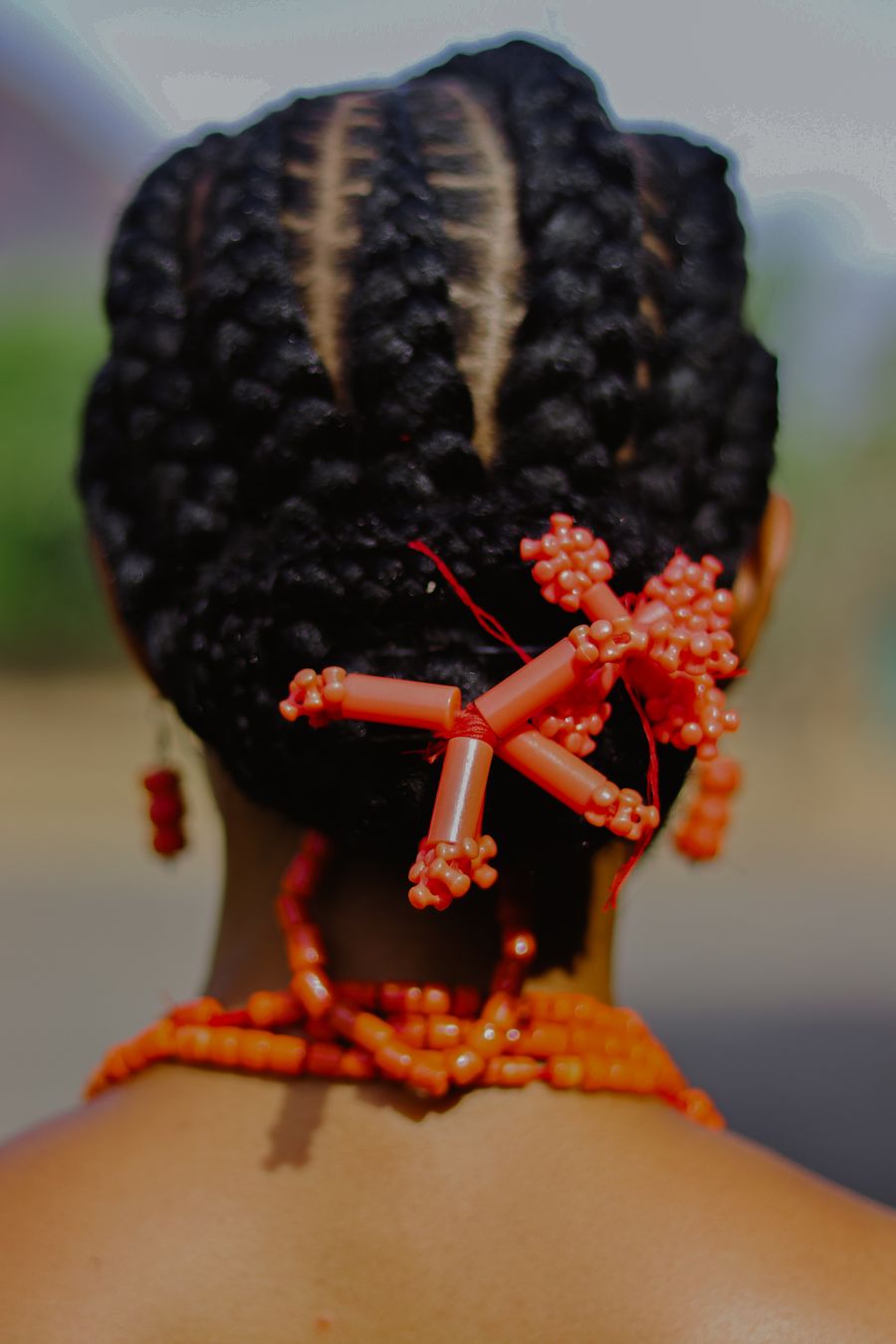 Cornrows with Beads